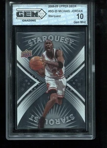 Michael Jordan 2008-09 Upper Deck Starquest #SQ-20 Chicago Bulls GEM MINT 10 - Picture 1 of 2