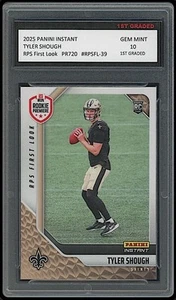 Tyler Shough 2025 Panini Instant RPS First Look #39 Rookie Card 1st Graded 10 - Bild 1 von 1