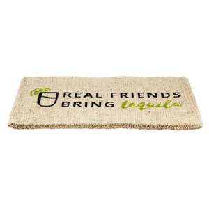 Real Friends Bring Tequila Woven Back Coir Mat - Picture 1 of 2