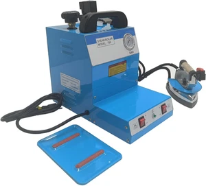 110V Industrie Dampfbügeleisen & Kesselstation - 1600W Profi Bügelsystem  - Bild 1 von 12