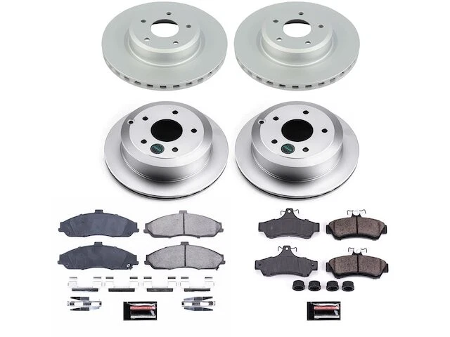 Front and Rear Brake Pad and Rotor Kit For 2005-2006 Pontiac GTO PD642TQ - Image 1 of 1