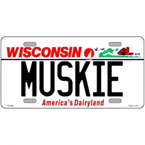 Muskie Wisconsin Metal Sign - Picture 1 of 1