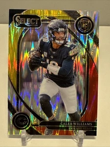 2024 Select Caleb Williams Red & Yellow Shock Prizm RC Club Level #216 Bears - Bild 1 von 2
