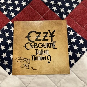 OZZY OSBOURNE SIGNED Patient Number 9 AUTOGRAPH CD INSERT NOT A VINYL ROCK MUSIC - Picture 1 of 15