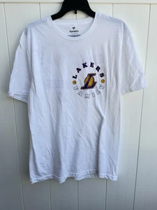 LA Lakers Family T Shirt Fanatics White Short Sleeve Large - Picture 1 of 4