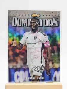 CHRISTIAN BENTEKE 2024 Topps Finest MLS Dominators #DO-3 D.C. United - Picture 1 of 2