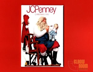 JC Penney 1980 Catálogo Navidad Arte de portada 2x3" nevera/armario imán - Imagen 1 de 2