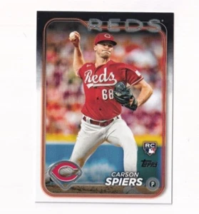 (10) Carson Spiers 2024 TOPPS SERIES 2 ROOKIE CARD LOT #365 CINCINNATI REDS⚾ - Picture 1 of 1