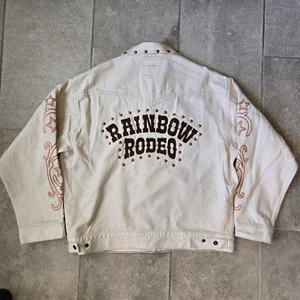 Levis Pride Collection Rainbow Rodeo Western Trucker Denim Jacket Sz Medium - Picture 1 of 11
