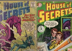 House of Secrets #23 y 25 1a y 3a aparición marca merlín! DC 1959 ¡raro/duro! - Imagen 1 de 5