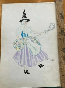 Vintage 1930s-40s Original Artwork, Lester Design of Chicago - Mother Goose - Picture 1 of 3
