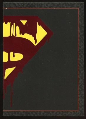 1992 Skybox Doomsday The Death of Superman Bleeding "S" F1 and F2 Foil raw - Image 1 of 4