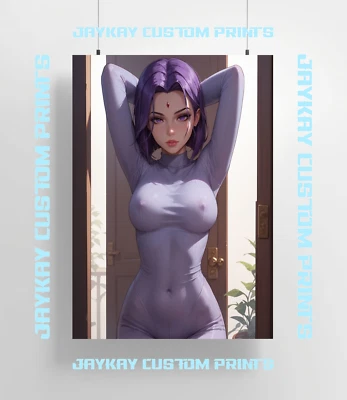 Sexy Raven Teen Titans DC Universe Comics Poster Print - No Frame - image 1 of 3