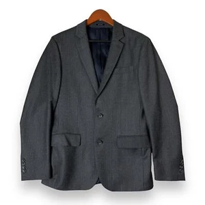 Bonobos Marzotto Wolle Herren Gr. 36R Blazer Grau Sport Mantel Neu 100% Wolle - Bild 1 von 11