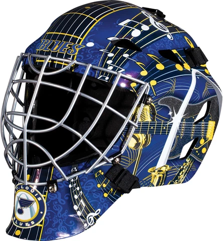 St. Louis Blues Unsigned Franklin Sports Full-Size Goalie Mask Cover