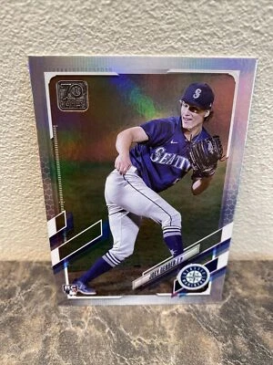2021 TOPPS UPDATE JOEY GERBER ROOKIE #US102 SEATTLE MARINERS Silver Parrell - Image 1 of 2