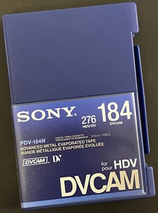SONY PDV-184N (184 min DVCAM, 276 min DV/HDV) L size DVCAM tape, new - Afbeelding 1 van 8