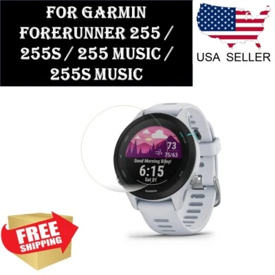 2 pcs Screen Protector TPU Clear Film for Garmin Forerunner 255 255S Music - Image 1 of 4