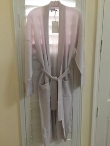 FRETTE ITALY Cashmere Wool Blend Sz S/M Sleepwear Long Sleeve Lounge Robe Gown - Picture 1 of 15