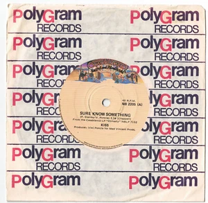 KISS - SURE KNOW SOMETHING  Very rare 1979 Aussie Hard Rock Single! EX+ - Bild 1 von 1