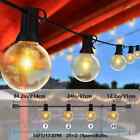 56ft Outdoor Led String Lights: Waterproof, E12 Socket, Earth Party Garland Bulb