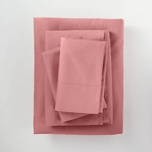 Washed Supima Percale Solid Sheet Set - Casaluna