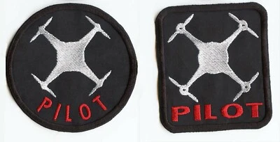 DRONE PILOT - 2 Patch Set #3 - DJI Mavic Phantom Inspire Mini 3 Pro Quadrocopter - Bild 1 von 4