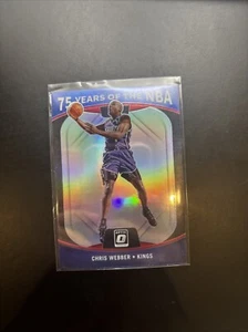 2021-22 Panini Prizm CHRIS WEBBER Donruss Optic 75 Years of the NBA Prizm #44 MT - Picture 1 of 2