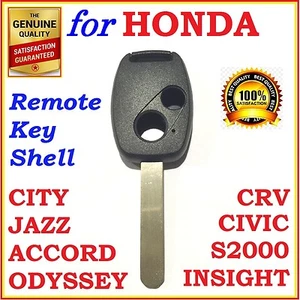 FOR HONDA ACCORD CRV CIVIC CITY JAZZ ODYSSEY S2000 REMOTE KEY SHELL TWO BUTTONS - Bild 1 von 3