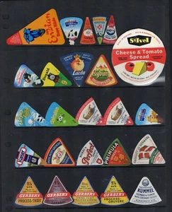 Selection of all different cheese labels ettiquette Fromage formaggio kase #438 - Picture 1 of 1