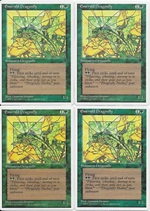 MTG: EMERALD DRAGONFLY Chronicles COMMON; played, Excellent condition x4 - Picture 1 of 2
