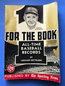 1959 One For The Books offizielle Baseball Casey Stengel Sportnachrichten  - Bild 1 von 6
