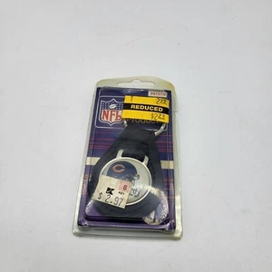 Vintage 90's CHICAGO BEARS NFL Key Ring keychain LEATHER KEY FOB - Picture 1 of 3