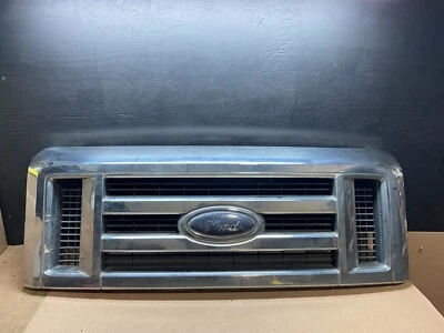 Ford Econoline E150 E250 2008 a 2014 parrilla cromada superior delantera OEM E8604 Foto 1 de 4