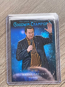 2021 Upper Deck Goodwin Champions Wayne Gretzky Cosmic Base Parallel /99