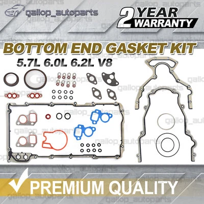 New Bottom End Gasket Kit For Holden LS1 L76 L77 L98 LS3 5.7L 6.0L 6.2L V8 - image 1 of 4