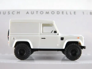 Busch 54351 Land Rover Defender 90 Kasten (1983) in weiß 1:87/H0 NEU/OVP - Bild 1 von 10