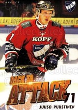2015-16 Finnish Cardset Back to Attack #2 Juuso Puustinen