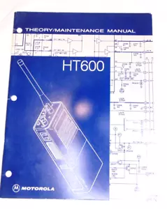 Manual de mantenimiento vintage Motorola HT600 Theory 36 páginas 1987 - Imagen 1 de 4