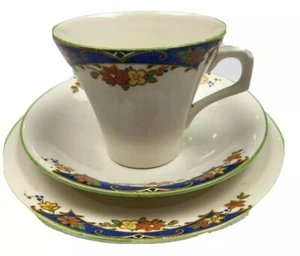 Vintage James Kent Fenton Tea Cup Trio Made In Gt Britain - Picture 1 of 11