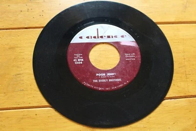 THE EVERLY BROTHERS "TAKE A MESSAGE TO MARY" 45 RPM 7" RECORD G+ [d43-35] - Image 1 of 4