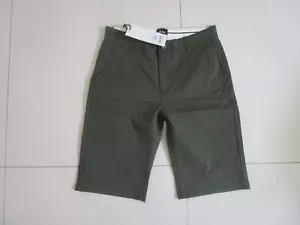 Riders Men's 22" Straight Cotton Russian Green Stretch Shorts Size: 30 - Picture 1 of 5