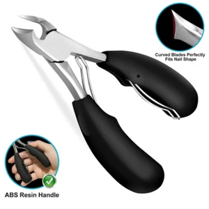 For Thick Ingrown Toe Nails Heavy Duty- Precision Nail Scissor Toenail Clippers - Picture 1 of 8
