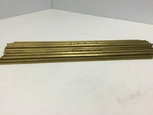 Lote de 97 llaves de latón Mak-A-Key stock, dimensiones: 1/8"" x 1/8"" x 12"" de largo - Imagen 1 de 5