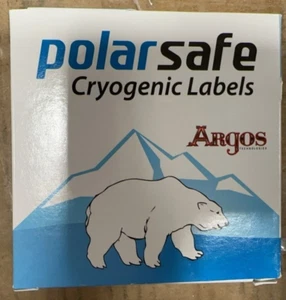 Cryogenic Storage Labels, Argos Technologies, 1000 labels, 1002491 - Picture 1 of 3