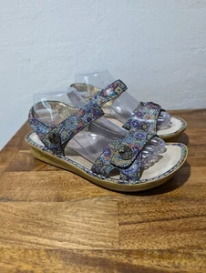 Alegria Vienna Aztec Dottie sandalo comfort in pelle taglia 39/9 - Foto 1 di 8