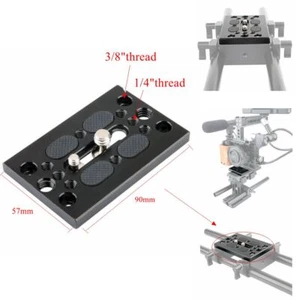 NICEYRIG QR Baseplate for Tripod Mount Manfrotto Quick Release Baseplate - Picture 1 of 8