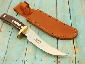 NM VINTAGE SCHRADE USA OLD TIMER 160OT MOUNTAIN LION HUNTING KNIFE&SHEATH KNIVES - Picture 1 of 16