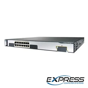 Cisco WS-C3750G-16TD-S 16 10/100/1000 switch porte Gigabit Ethernet - Foto 1 di 1
