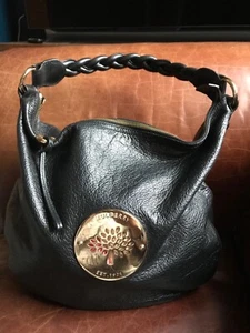 MULBERRY DARIA BLACK PATENT SHOULDER BAG - EXC COND - HARDLY USED - RRP £695.00 - Picture 1 of 7
